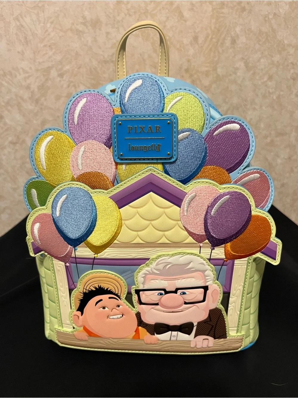 Loungefly Pixar Up Balloon House Mini Backpack - Pastel Multicolor